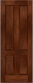 Raised Panel Long Wood Sapele Doors